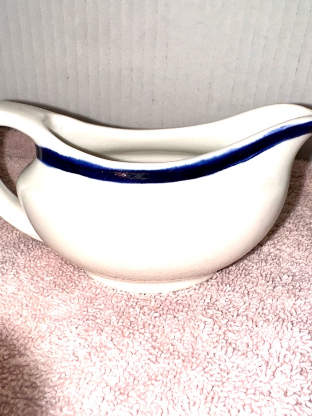 Vintage Royal Vitrous Hotel ware from England by Maddock- Ceramic Gravy Boat 5”